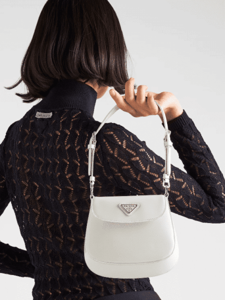 [프라다] 클레오 브러시드 가죽 미니 백 1BH188