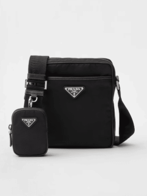 [프라다] 리나일론 및 사피아노 숄더백 2VH112