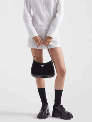 [프라다] 클레오 브러시드 가죽 숄더 백 1BC499