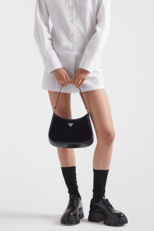 [프라다] 클레오 브러시드 가죽 숄더 백 1BC499