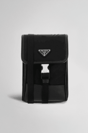 [프라다] 리나일론 및 사피아노 가죽 스마트폰 케이스 2ZH109