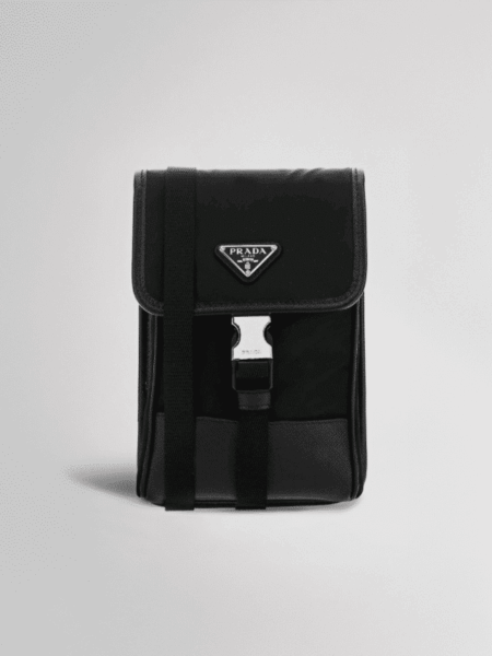 [프라다] 리나일론 및 사피아노 가죽 스마트폰 케이스 2ZH109