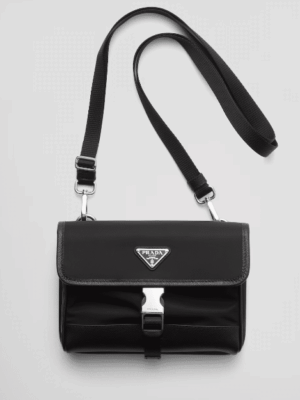 [프라다] 리나일론 및 사피아노 가죽 스마트폰 케이스 2ZH108_2DMH_F0002