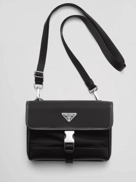 [프라다] 리나일론 및 사피아노 가죽 스마트폰 케이스 2ZH108_2DMH_F0002