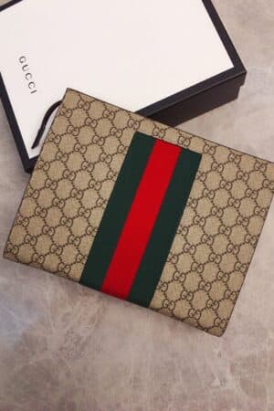 [구찌] 수프림 웹 파우치 475316 (2 Colors)