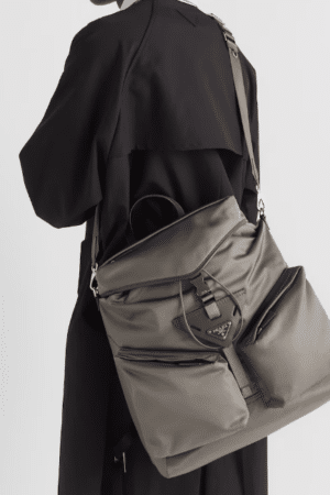 [프라다] 리나일론 가죽 레더 백팩 2VZ108