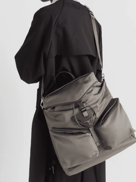 [프라다] 리나일론 가죽 레더 백팩 2VZ108