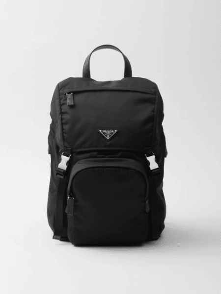 [프라다] 리나일론 및 사피아노 가죽 백팩 2VZ135