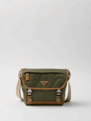 [프라다] 리나일론 및  가죽 숄더백 2VD066