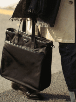 [프라다] 사피아노 나일론 토트백 2VG032