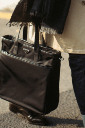 [프라다] 사피아노 나일론 토트백 2VG032