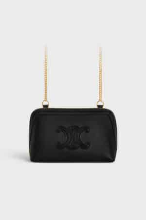 [셀린느] 퀴르 트리옹프 체인 클러치 - 부드러운 카프스킨 10E383DR8.38NO