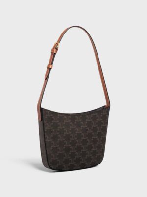 [셀린느] 트리옹프 크로크백 탠 미디움 샤이니 카프스킨 112272CUZ 04LU