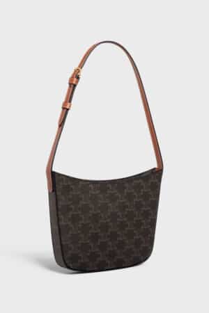 [셀린느] 트리옹프 크로크백 탠 미디움 샤이니 카프스킨 112272CUZ 04LU