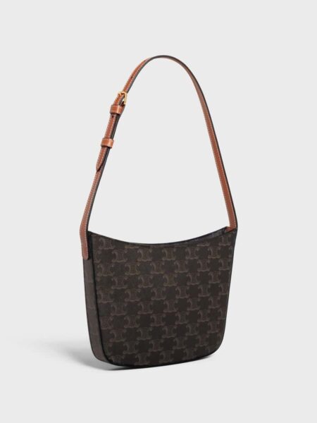 [셀린느] 트리옹프 크로크백 탠 미디움 샤이니 카프스킨 112272CUZ 04LU