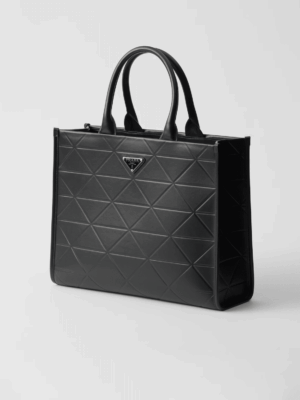 [프라다] 심볼 미디엄 가죽 백 1BA378