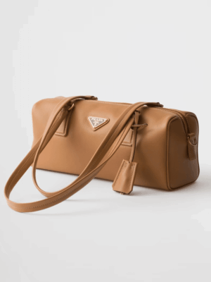 [프라다] 미디엄 가죽 탑 핸들 백 1BB127