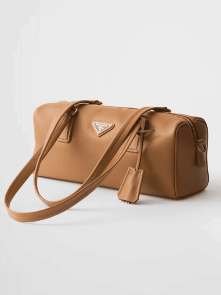 [프라다] 미디엄 가죽 탑 핸들 백 1BB127