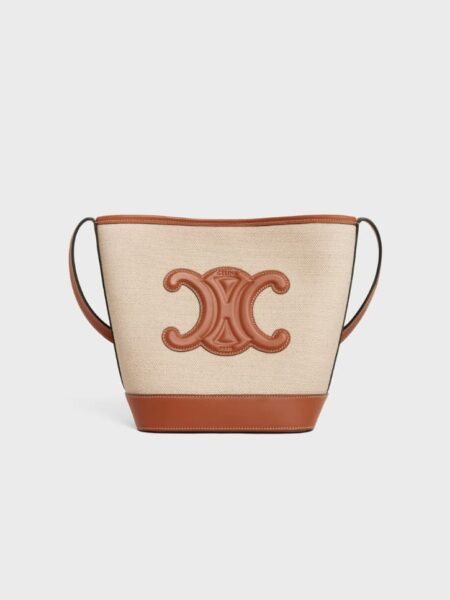 [셀린느] 트리옹프 스몰 버킷 숄더백 113782EFL.02NT