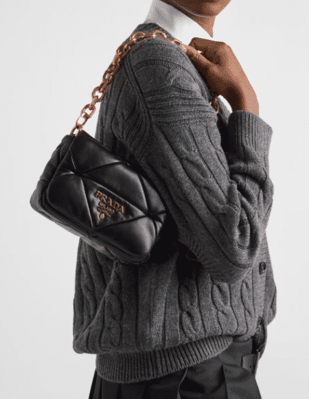 [프라다] 나파 패치워크 체인 숄더백 1BD292