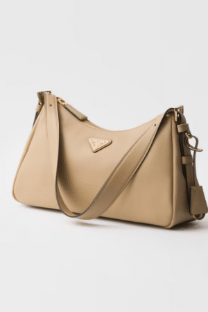 [프라다] 에메 미디엄 가죽 숄더백 샌드 1BC229
