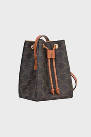 [셀린느] 마이크로 세일러-트리옹프 캔버스 카프스킨 10M742GCE.04LU