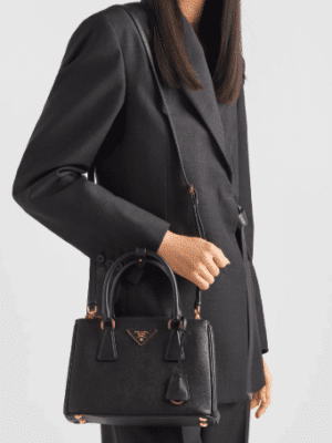 [프라다] 스몰 갤러리아 사피아노 가죽 백 1BA896