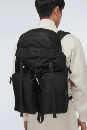 [프라다] 리나일론 및 사피아노 가죽 백팩 2VZ019