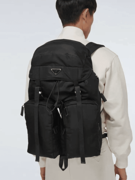 [프라다] 리나일론 및 사피아노 가죽 백팩 2VZ019