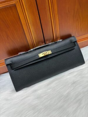 [에르메스] 켈리 Cut 31cm  Epsom/ Noir - Gold