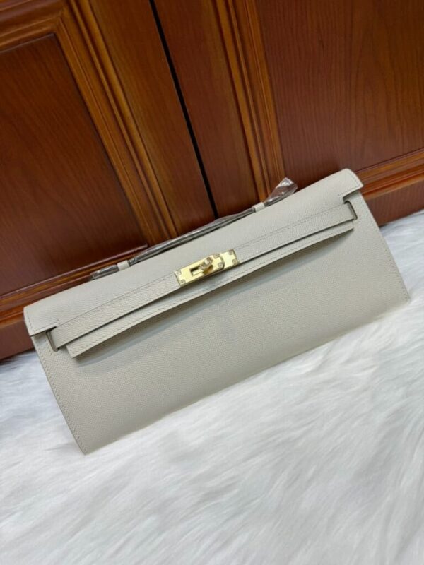 [에르메스] 켈리 Cut 31cm  Epsom/ Nata - Gold