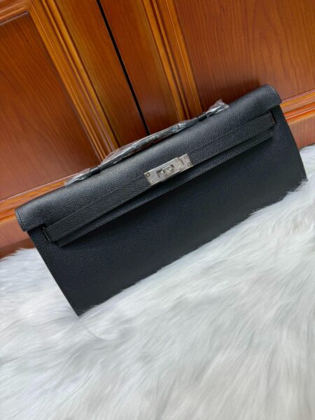 [에르메스] 켈리 Cut 31cm Epsom/ Noir - Silver