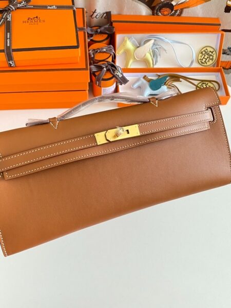 [에르메스] 켈리 Cut 31cm Swift/ Gold - Gold