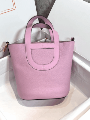 [에르메스] 인더루프 18cm Clemence/ Mauve Sylvestre - Gold