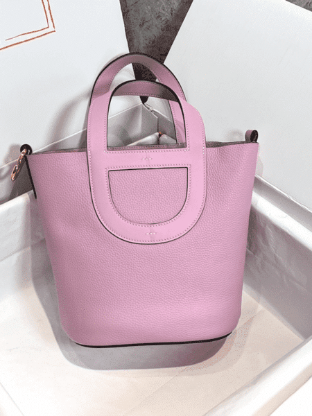 [에르메스] 인더루프 18cm Clemence/ Mauve Sylvestre - Gold