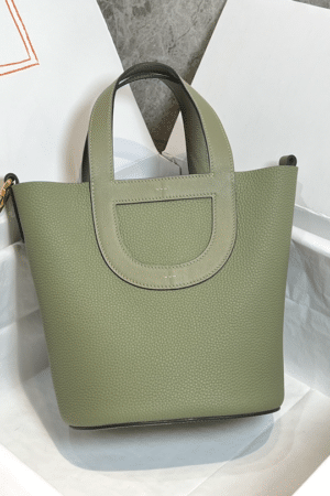 [에르메스] 인더루프 18cm Clemence/ Vert Criquet - Gold