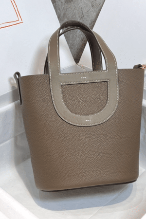 [에르메스] 인더루프 18cm Clemence/ Etoupe - Gold