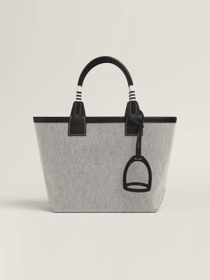 [에르메스] 스티플 25cm Swift/ Ecru/Noir/Noir