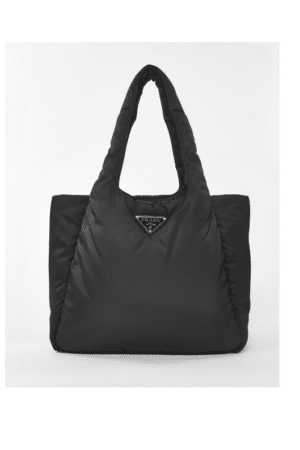 [프라다] 소프트 패딩 리나일론 라지 토트백