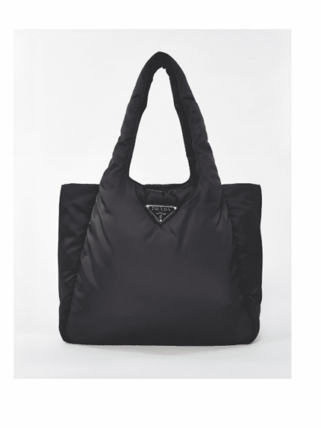 [프라다] 소프트 패딩 리나일론 라지 토트백