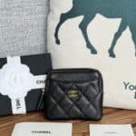 4-금장/블랙 그레인드 카프스킨