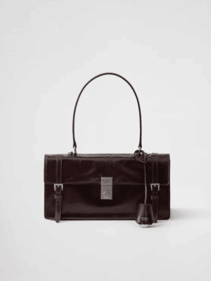 [프라다] 미디엄 레더 핸드백 1BN026