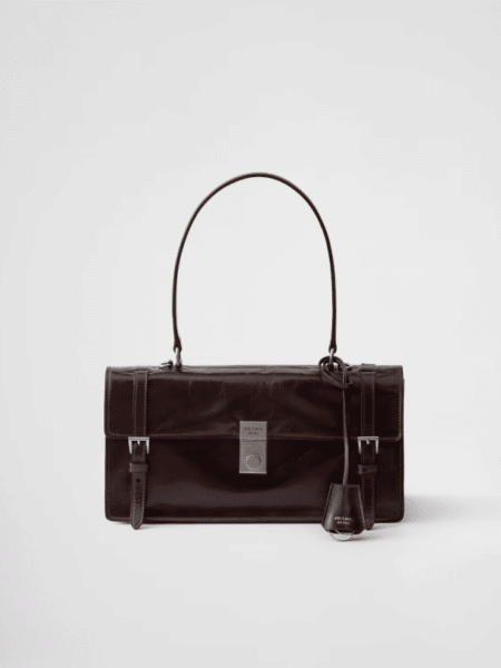 [프라다] 미디엄 레더 핸드백 1BN026