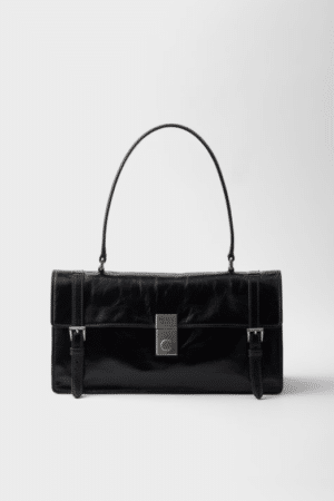 [프라다] 미디엄 레더 핸드백 1BN026