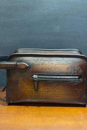 [벨루티] 모닝 스크리토 가죽 세면 파우치 (3 COLORS)