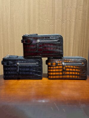 [벨루티] TIRIWA 멀티기능 악어 가죽 클러치백 (3 COLORS)