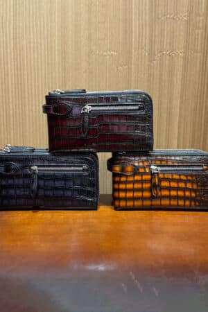 [벨루티] TIRIWA 멀티기능 악어 가죽 클러치백 (3 COLORS)