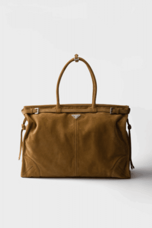 [프라다] 보니 스웨이드 핸드백 2VG128