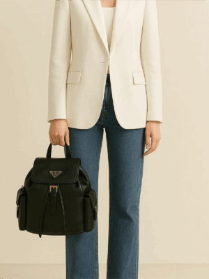 [프라다] 익스플로어 미디엄 나파 가죽 백팩 1BZ080