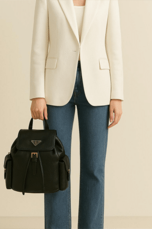 [프라다] 익스플로어 미디엄 나파 가죽 백팩 1BZ080